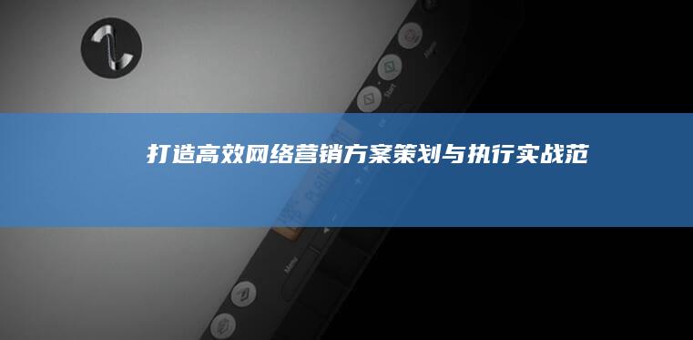 打造高效网络营销方案：策划与执行实战范文